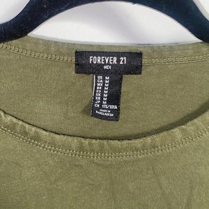Forever 21 olive green long sleeve
